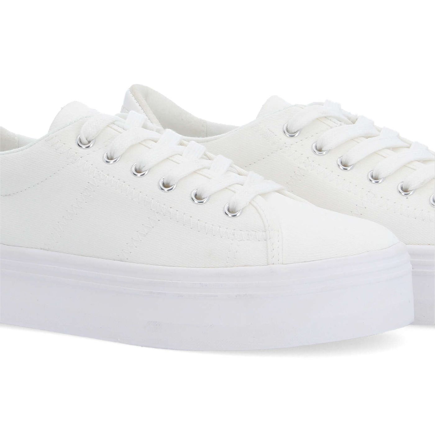 PLATO M SNEAKER - CANVAS - BLANC